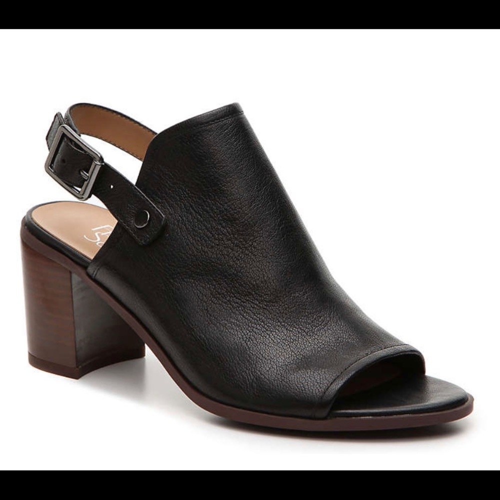 Franco Sarto Black Humor Slingback Sandal